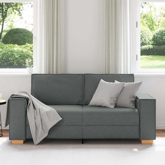 Canapea cu 2 locuri, gri închis, 180x78x84 cm, material textil - WALTI WALTI