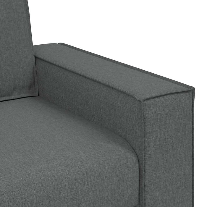 Canapea cu 2 locuri, gri închis, 180x78x84 cm, material textil - WALTI WALTI