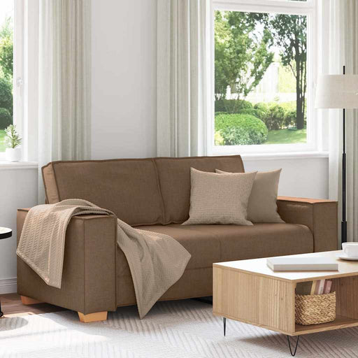 Canapea cu 2 locuri, maro, 180x78x84 cm, material textil - WALTI WALTI