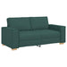 Canapea cu 2 locuri, verde închis, 180x78x84 cm, material textil - WALTI WALTI