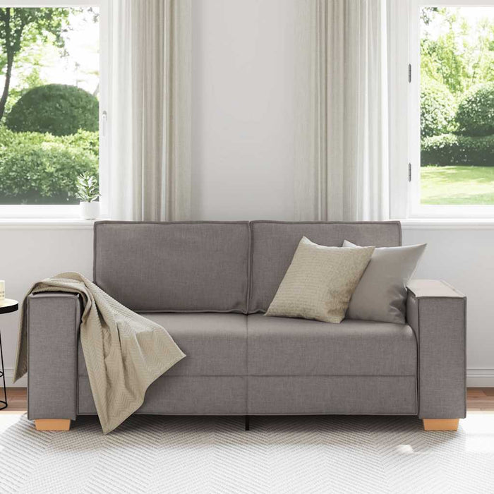 Canapea cu 2 locuri, gri taupe, 180x78x84 cm, material textil - WALTI WALTI