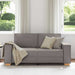 Canapea cu 2 locuri, gri taupe, 180x78x84 cm, material textil - WALTI WALTI