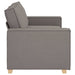 Canapea cu 2 locuri, gri taupe, 180x78x84 cm, material textil - WALTI WALTI