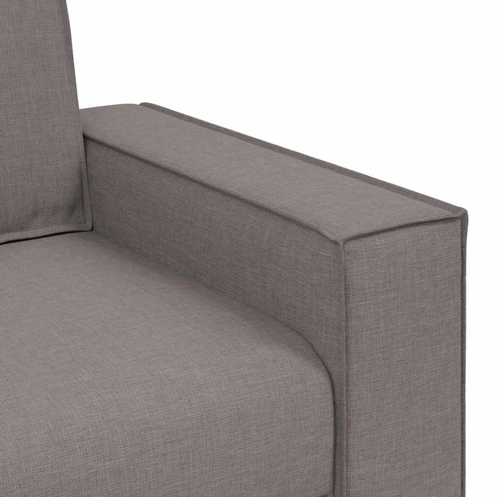 Canapea cu 2 locuri, gri taupe, 180x78x84 cm, material textil - WALTI WALTI