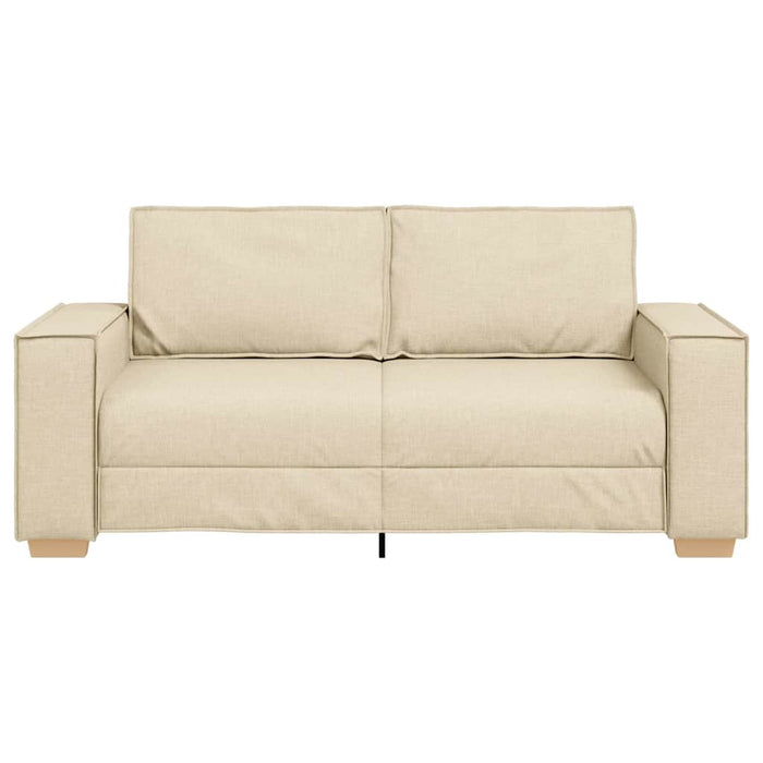 Canapea cu 2 locuri, crem, 180x78x84 cm, material textil - WALTI WALTI
