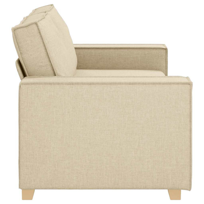 Canapea cu 2 locuri, crem, 180x78x84 cm, material textil - WALTI WALTI