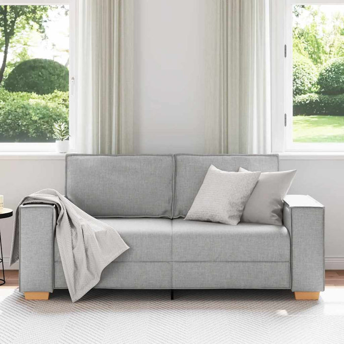 Canapea cu 2 locuri, gri nor, 180x78x84 cm, material textil - WALTI WALTI