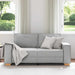 Canapea cu 2 locuri, gri nor, 180x78x84 cm, material textil - WALTI WALTI