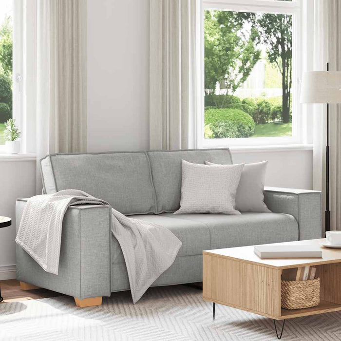 Canapea cu 2 locuri, gri nor, 180x78x84 cm, material textil - WALTI WALTI