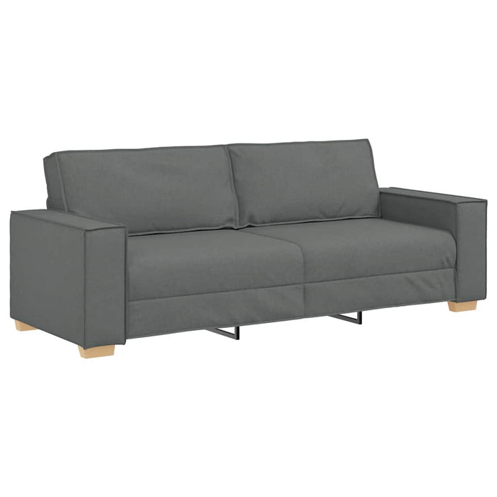 Canapea cu 3 locuri, gri închis, 220x78x84 cm, material textil - WALTI WALTI