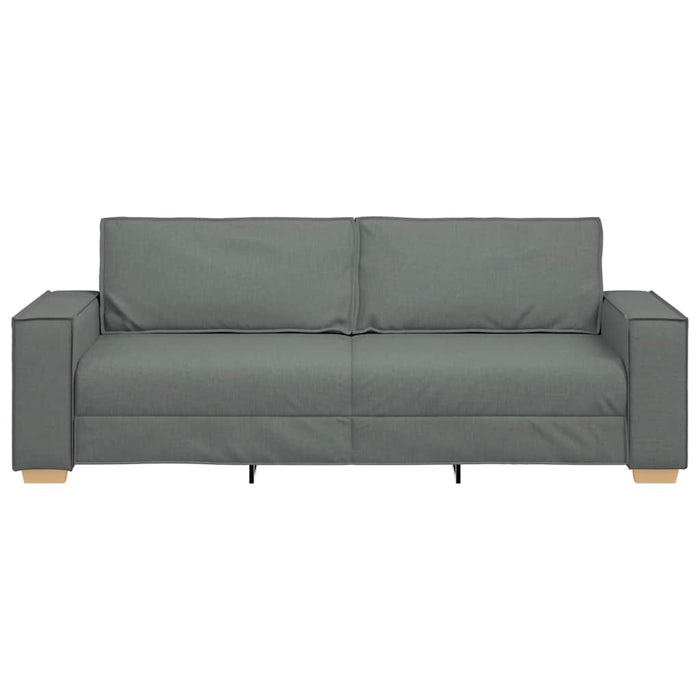Canapea cu 3 locuri, gri închis, 220x78x84 cm, material textil - WALTI WALTI
