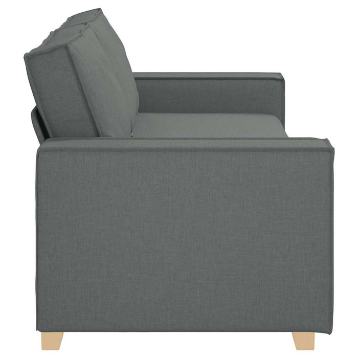 Canapea cu 3 locuri, gri închis, 220x78x84 cm, material textil - WALTI WALTI