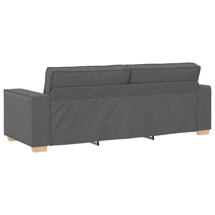 Canapea cu 3 locuri, gri închis, 220x78x84 cm, material textil - WALTI WALTI
