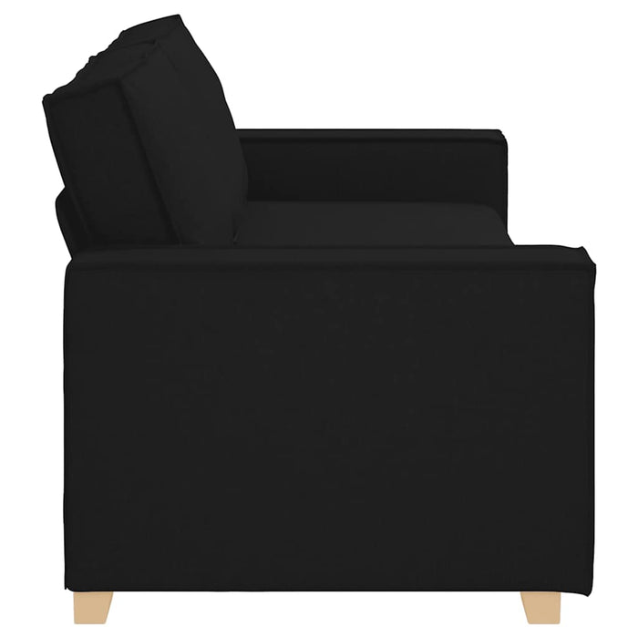Canapea cu 3 locuri, neagră, 220x78x84 cm, material textil - WALTI WALTI