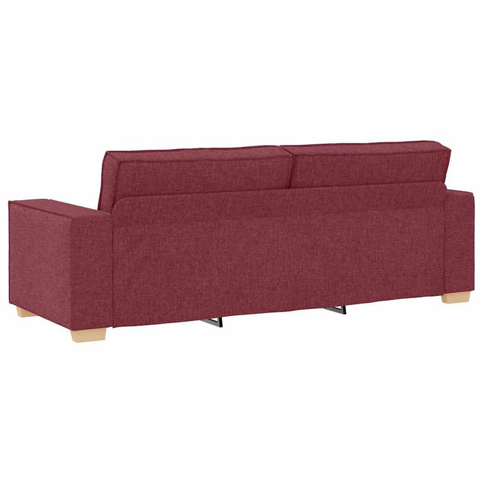 Sofa cu 3 locuri Roșu Vin 220 cm țesătură WALTI