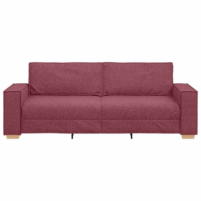 Sofa cu 3 locuri Roșu Vin 220 cm țesătură WALTI