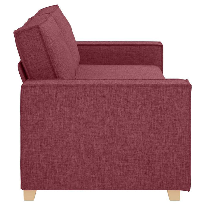 Sofa cu 3 locuri Roșu Vin 220 cm țesătură WALTI