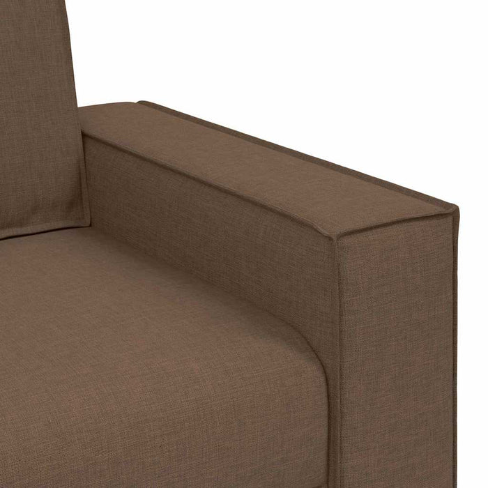 Sofa cu 3 locuri Maro 220 cm țesătură WALTI