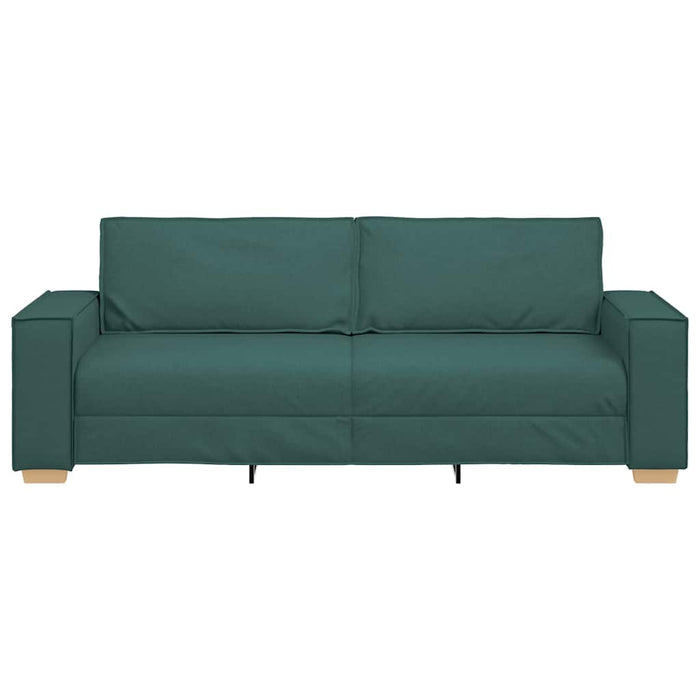 Sofa cu 3 locuri Verde închis 220 cm țesătură WALTI