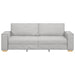Canapea cu 3 locuri, gri nor, 220x78x84 cm, material textil - WALTI WALTI