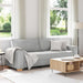 Canapea cu 3 locuri, gri nor, 220x78x84 cm, material textil - WALTI WALTI