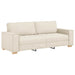 Canapea Bej 220 x 80 x 84 cm Material textil din in - WALTI WALTI