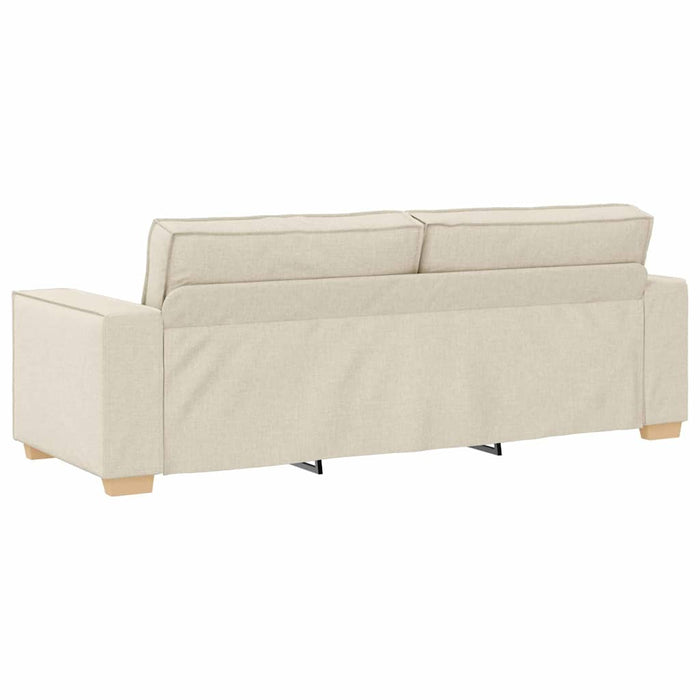 Canapea Bej 220 x 80 x 84 cm Material textil din in - WALTI WALTI