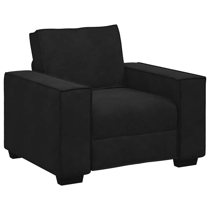 Canapea scaun negru 100x78x84 cm catifea WALTI