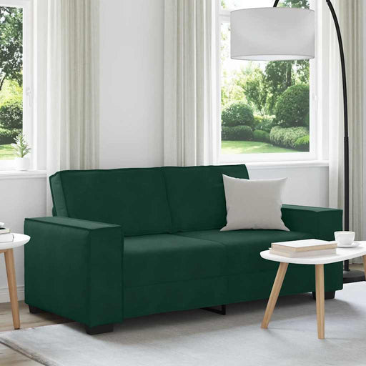 Canapea cu 2 locuri, verde închis, 180x78x84 cm, catifea - WALTI WALTI