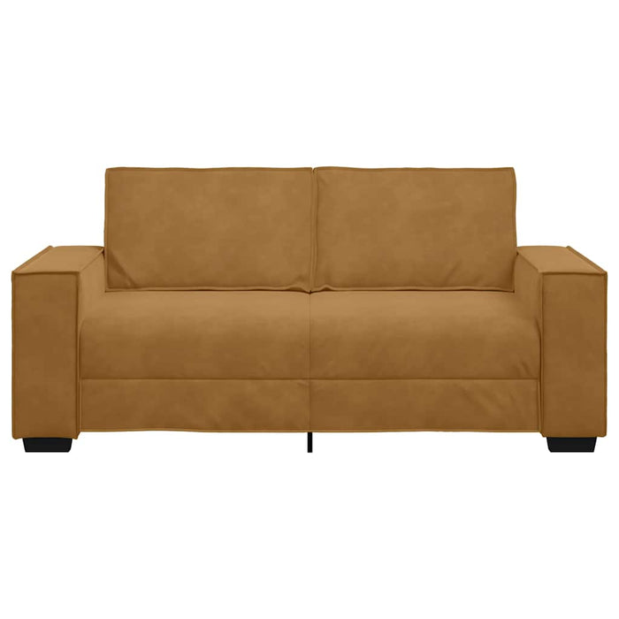 Canapea cu 2 locuri, maro, 180x78x84 cm, catifea WALTI