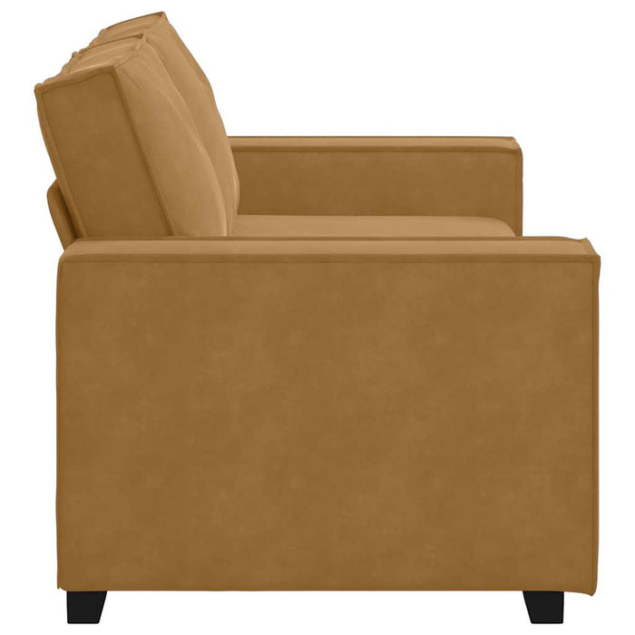 Canapea cu 2 locuri, maro, 180x78x84 cm, catifea WALTI