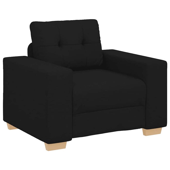 Canapea Scaun Negru 100x78x80 cm Tesatura WALTI