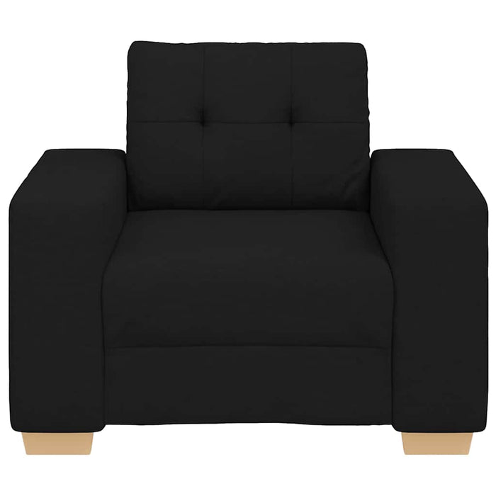 Canapea Scaun Negru 100x78x80 cm Tesatura WALTI