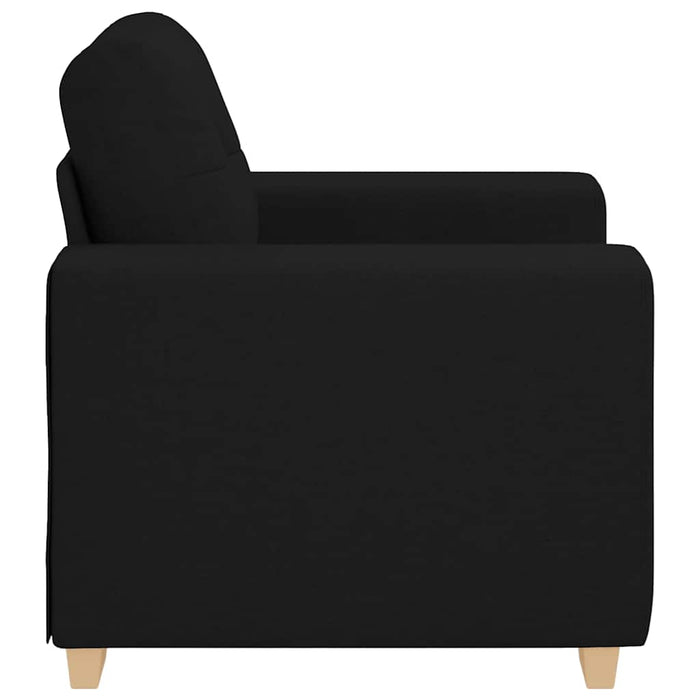 Canapea Scaun Negru 100x78x80 cm Tesatura WALTI