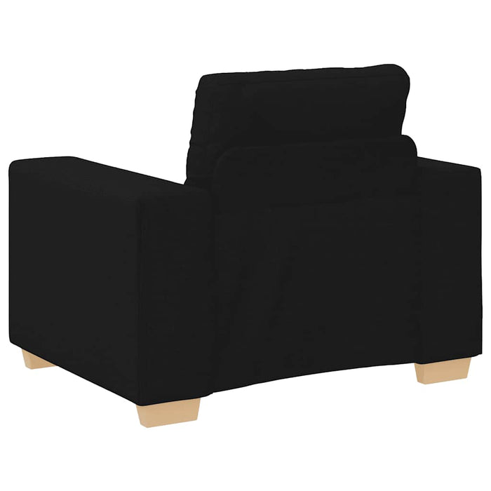 Canapea Scaun Negru 100x78x80 cm Tesatura WALTI