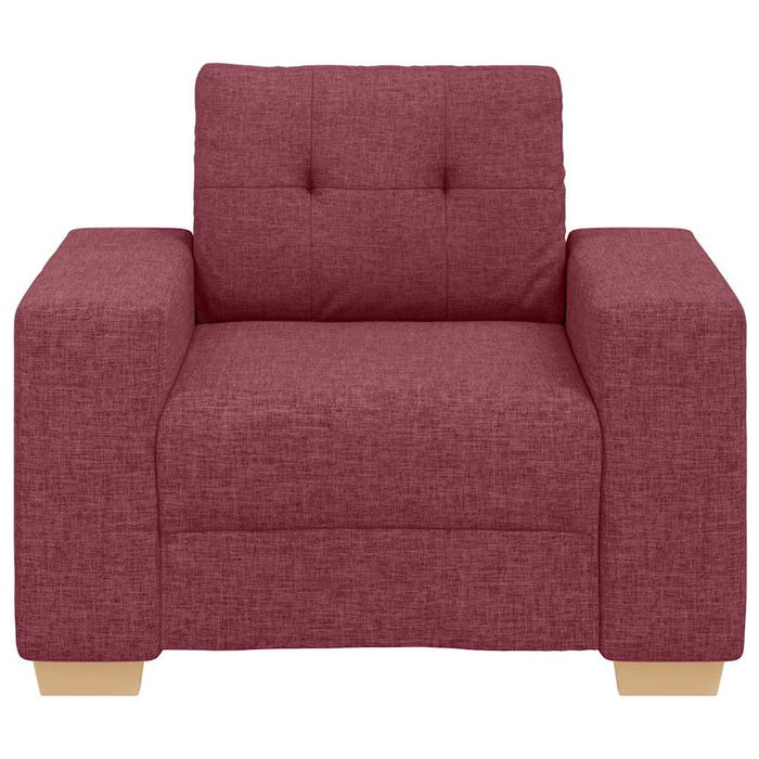 Canapea fotoliu roșu vin 100x78x80 cm material textil - WALTI WALTI