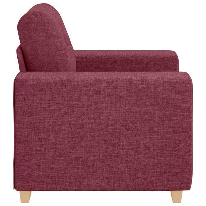 Canapea fotoliu roșu vin 100x78x80 cm material textil - WALTI WALTI