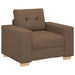 Canapea fotoliu maro 100x78x80 cm, material textil - WALTI WALTI