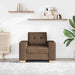 Canapea fotoliu maro 100x78x80 cm, material textil - WALTI WALTI