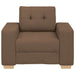 Canapea fotoliu maro 100x78x80 cm, material textil - WALTI WALTI