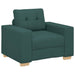 Canapea fotoliu verde închis 100x78x80 cm, material textil - WALTI WALTI