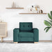 Canapea fotoliu verde închis 100x78x80 cm, material textil - WALTI WALTI