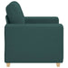 Canapea fotoliu verde închis 100x78x80 cm, material textil - WALTI WALTI