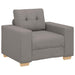 Canapea fotoliu gri taupe 100x78x80 cm, material textil - WALTI WALTI