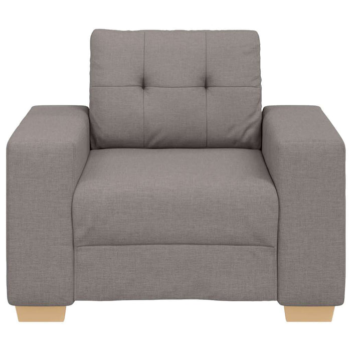 Canapea fotoliu gri taupe 100x78x80 cm, material textil - WALTI WALTI