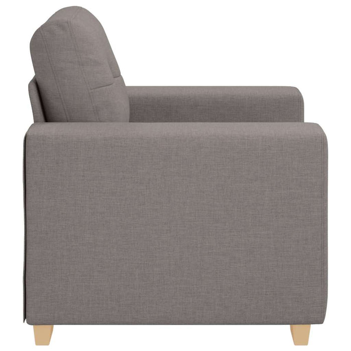 Canapea fotoliu gri taupe 100x78x80 cm, material textil - WALTI WALTI