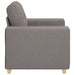 Canapea fotoliu gri taupe 100x78x80 cm, material textil - WALTI WALTI