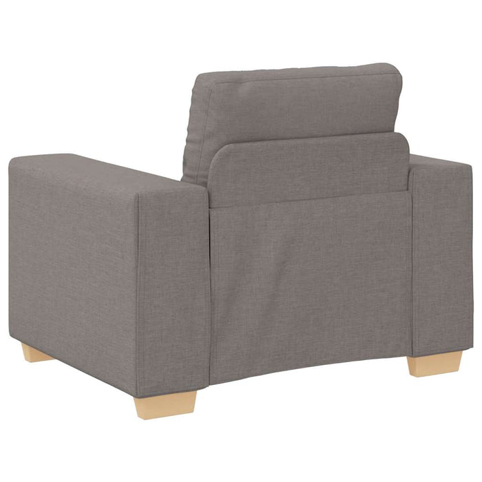 Canapea fotoliu gri taupe 100x78x80 cm, material textil - WALTI WALTI