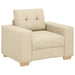 Canapea fotoliu crem 100x78x80 cm material textil - WALTI WALTI