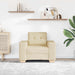 Canapea fotoliu crem 100x78x80 cm material textil - WALTI WALTI